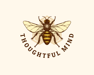 Honey Bee Apiary logo design