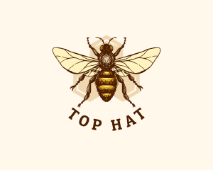 Honey Bee Apiary logo design