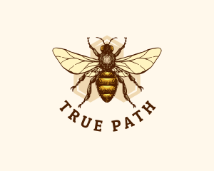 Honey Bee Apiary logo design