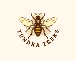 Honey Bee Apiary logo design