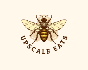 Honey Bee Apiary logo design