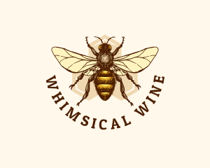 Honey Bee Apiary logo design