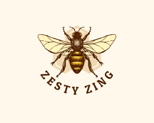 Honey Bee Apiary logo design