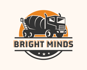 Cement Mixer Truck logo