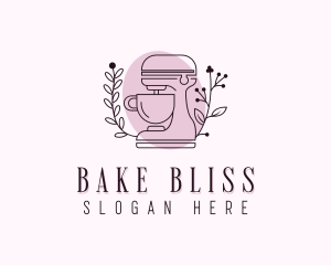 Baker Baking Mixer logo design