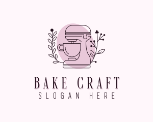 Baker Baking Mixer logo design