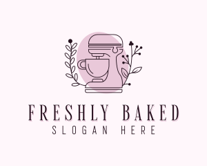 Baker Baking Mixer logo design