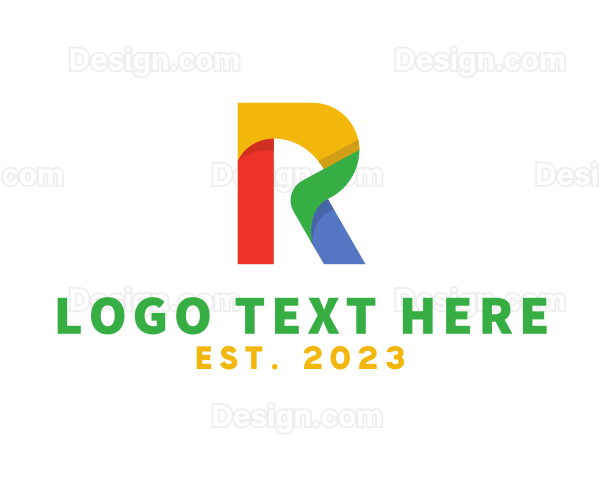 Modern Letter R Business Logo