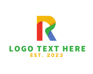 Modern Letter R Business logo