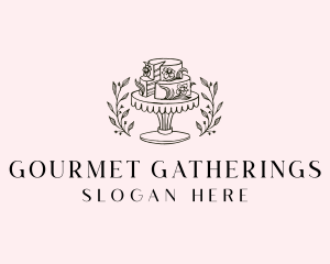 Wedding Catering Cake logo