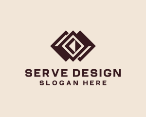 Flooring Pattern Tile Design logo design