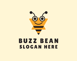 Star Bee Insect logo design