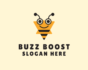 Star Bee Insect logo design