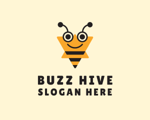 Star Bee Insect logo design