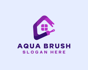 Paint Brush House logo design