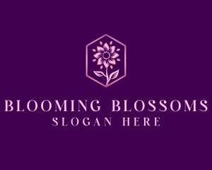 Flower Bloom Petals logo design