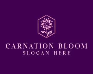 Flower Bloom Petals logo design