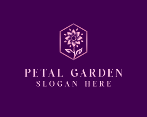 Flower Bloom Petals logo design