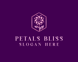 Flower Bloom Petals logo design