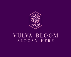 Flower Bloom Petals logo design