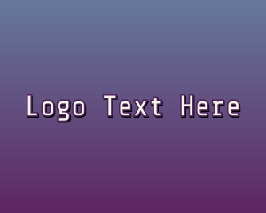 Clean & Modern Text logo