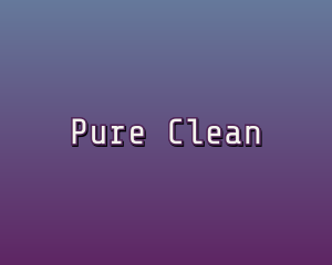 Clean & Modern Text logo