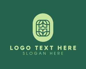 Organic Eco Leaf logo