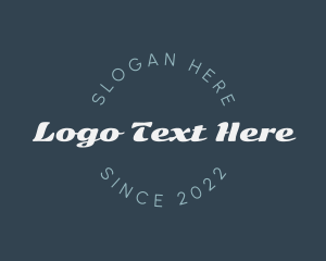 Hipster Retro Business Script logo