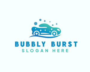 Bubble Shine Car Wash logo design