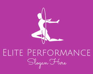 Minimalist Circus Performer logo