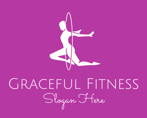 Minimalist Circus Performer logo