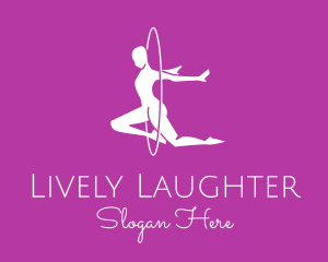 Minimalist Circus Performer logo