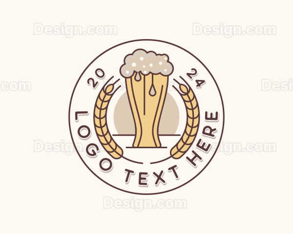 Beer Brewery Bar Logo