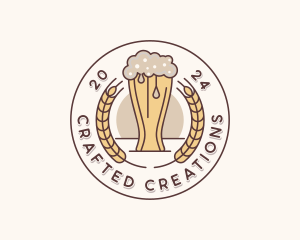 Beer Brewery Bar logo design