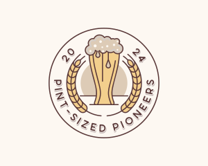 Beer Brewery Bar logo design