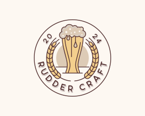 Beer Brewery Bar logo design