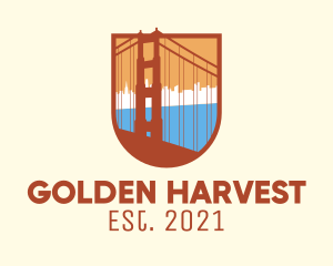 Golden Gate Bridge logo design