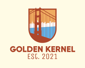 Golden Gate Bridge logo design