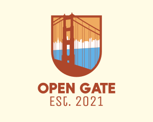 Golden Gate Bridge logo design