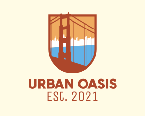 Golden Gate Bridge logo design