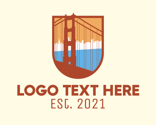 Golden Gate logo example 2