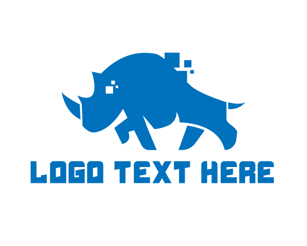 Rhinoceros logo example 2