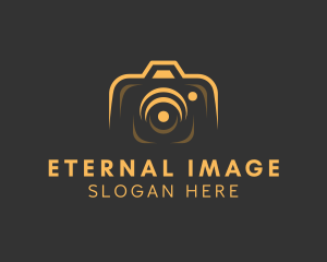 Camera Lens Photo logo design