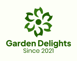 Green Botanical Garden logo design