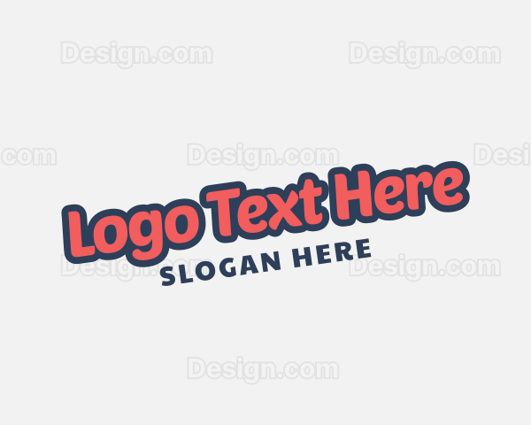 Funky Fun Wordmark Logo