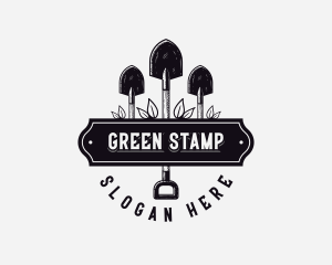 Shovel Lawn Landscaping logo design