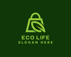 Eco Shopping Bag logo design