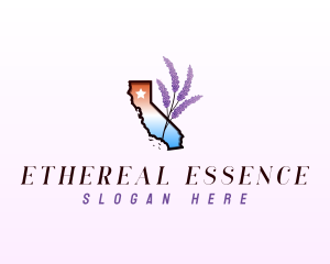 California Lavender Plant logo design