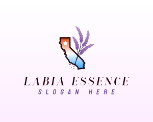 California Lavender Plant logo design