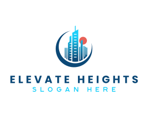 Realty Skyscraper Architecture logo design